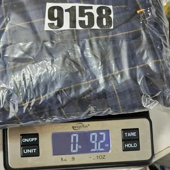 Slate & Stone Flannel Button Down Blue Plaid Men's Shirt XL - Picture 7 of 7